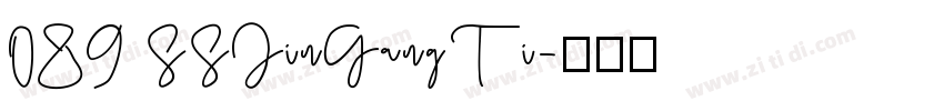 089 SSJinGangTi字体转换